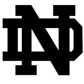 Notre Dame Fighting Irish Sticker Vinyl Decal any size any color - 5 inch