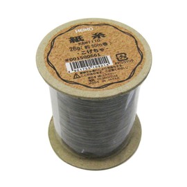 Shimojima 001500661 Heiko Ribbon Paper Yarn, Dark Brown, 0.04 inch (1 mm) x 99.8 ft (30 m) Roll