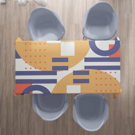 Le Jardin du Lin Kitchen Decoration, Tablecloth, 140 cm x 200 cm, Designed and Made in Turkey