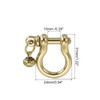 PATIKIL D-Ring Shackles, 2Pcs 13/32 Inch Inside Width Solid Brass