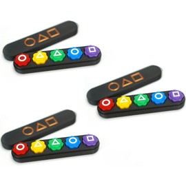 Gonggi Korean Game, Traditional Korean Stones Game, Pebble Throw and Grab Gonggi Jack Games-3 Set with Squid Box