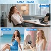 Umiyaee Portable Handheld Turbo Fan, 3-in-1 Foldable Cooling Fan, 5