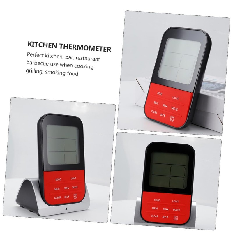 CIYODO Wireless Kitchen Thermometer with Dual Probes Accurate LCD Display