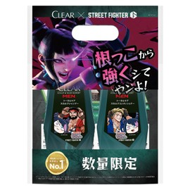 CLEAR For Men Total Care Scalp Shampoo Conditioner Set, Street Fighter Laboratory, Limited Design, 12.3 oz (350 g) + 12.3 oz (350 g) for Men, Scalp Care