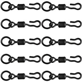 Fox Edges Kwik Change Hook Swivels - 10 Carp Swivels, Size: 10