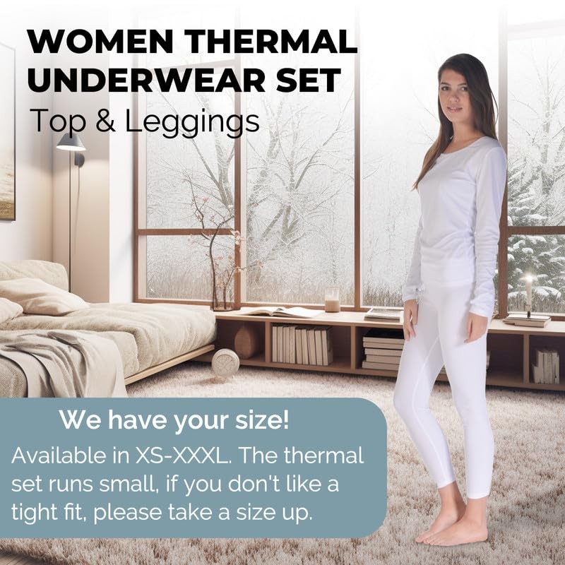 Ultra Dry Conjunto de ropa interior térmica para mujer; capa
