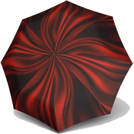 Knirps T.200 Duomatic Animal Pocket Umbrella – Automatic Open and Closing – Stormproof – Windproof – Animal Look T.200, Supernova Fire