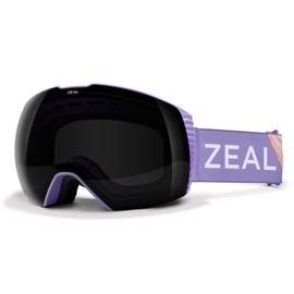 Zeal Optics Cloudfall Ski & Snowboard Goggle for Men & Women w/Interchangeable Bonus Lens, OTG, Anti-Fog, Flight/Dark Grey