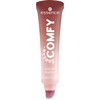 essence feelin' comfy peptide lip gloss, no. 02, red, nourishing,