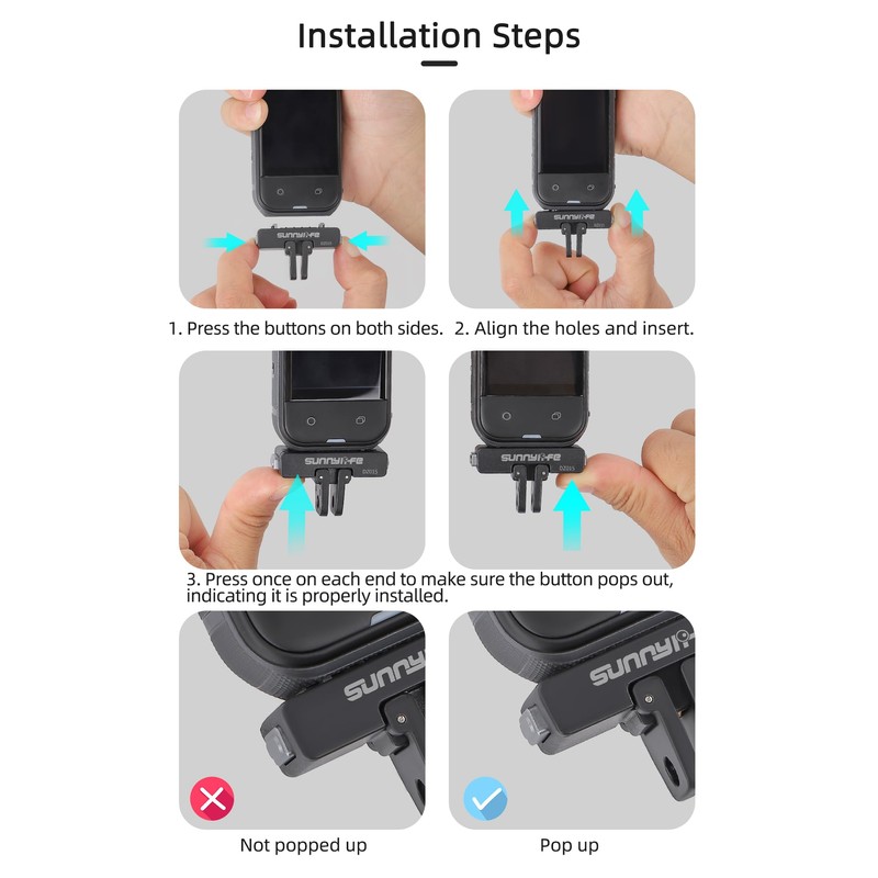 for Insta360 X4 Air/X5/Ace Pro 2/Ace Pro/Ace Magnetic Mount Quick