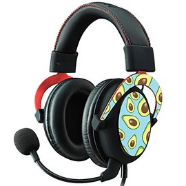 MightySkins Skin Compatible with Kingston HyperX Cloud II Gaming Headset - Blue Avocados | Protective, Durable, and Unique Vinyl Decal wrap Cover | Easy to Apply, Remove | Made in The USA