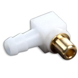 (2 Pack) 692317 493496 Carb Fuel Fitting Elbow Hose Connector Replacement for Briggs & Stratton 692317 494451 493496 Carburetor Connector Hose