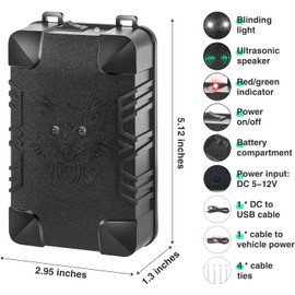 OBEST 2 Piezas Repelente ultrasónico de plagas y ratones para cucarachas, Ahuyentador Electrónico de Plagas para roedores, ratones, insectos, mosquitos, ratones, arañas, hormigas