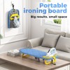 KINGBOARD Tabletop Ironing Board, Small Ironing Board with Iron Holder,