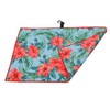 SHABIER Golf Towel with Hibiscus Design Golf Microfiber Waffle Pattern