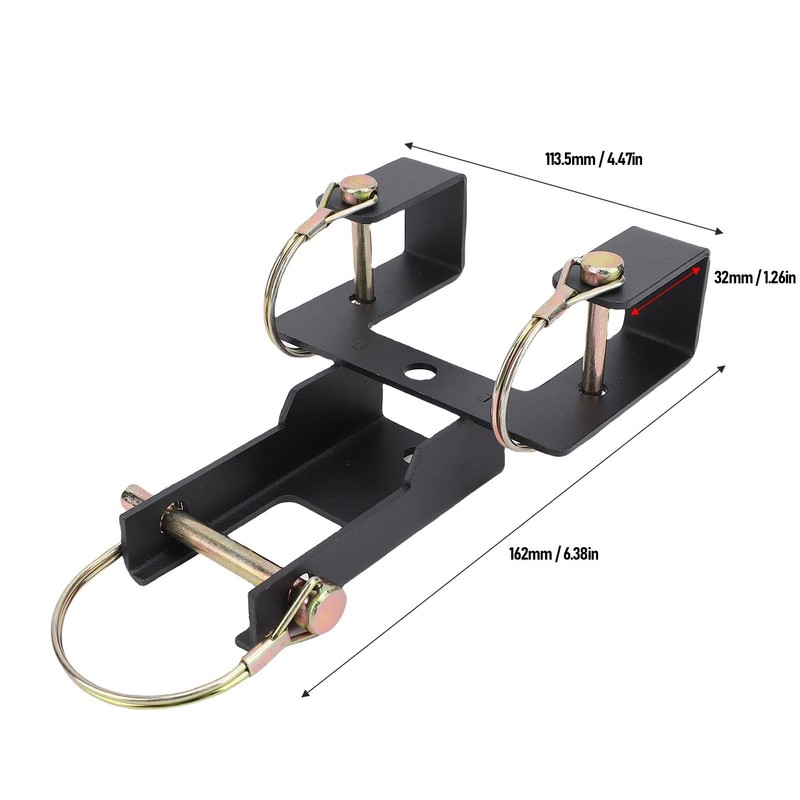 Universal Trash Can Coupler to Hook Multiple Wheeled Trash Containers