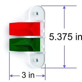 Kull Industries Exam Room Flags, Medical Door Flags for Doctors Offices, Hospitals and Clinics, Customize you Colors, 2 Flag System, 3 inch Short