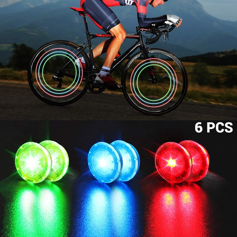 Sanwer Bicycle Wheel Light, Bicycle Spoke LED Light, IP67 Waterproof,