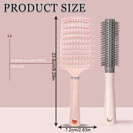 Haarbürste ohne Ziepen,2 Stück,Curly Hair Brush,Detangler Bürste für Damen, Herren & Kinder,auch für Locken & Lange Haare,Stylingbürste zum Entwirren, Trennen, Formen und Definieren von Locken