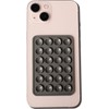 Gray 24 Suction Cup Silicone Mobile Phone Grip Holder with