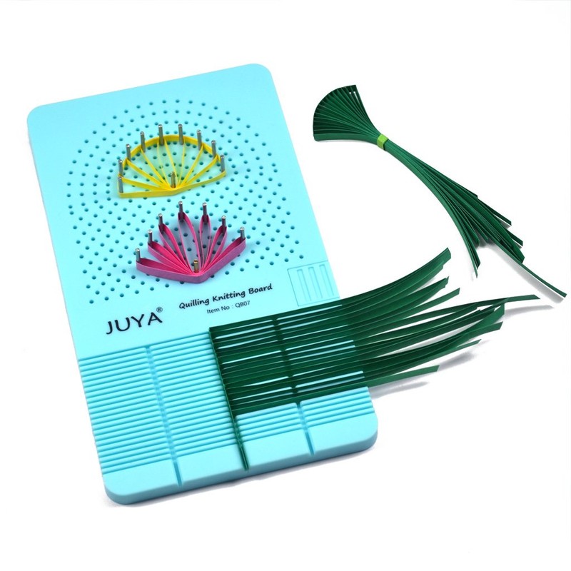 JUYA Quilling Knitting Board with 2 Functions Have Sticks Storage
