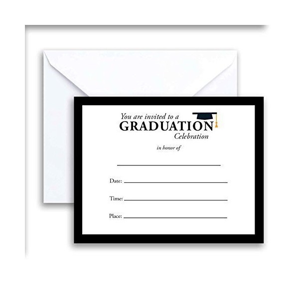 Paper Frenzy Graduation Celebration Cards -- Pack of 25