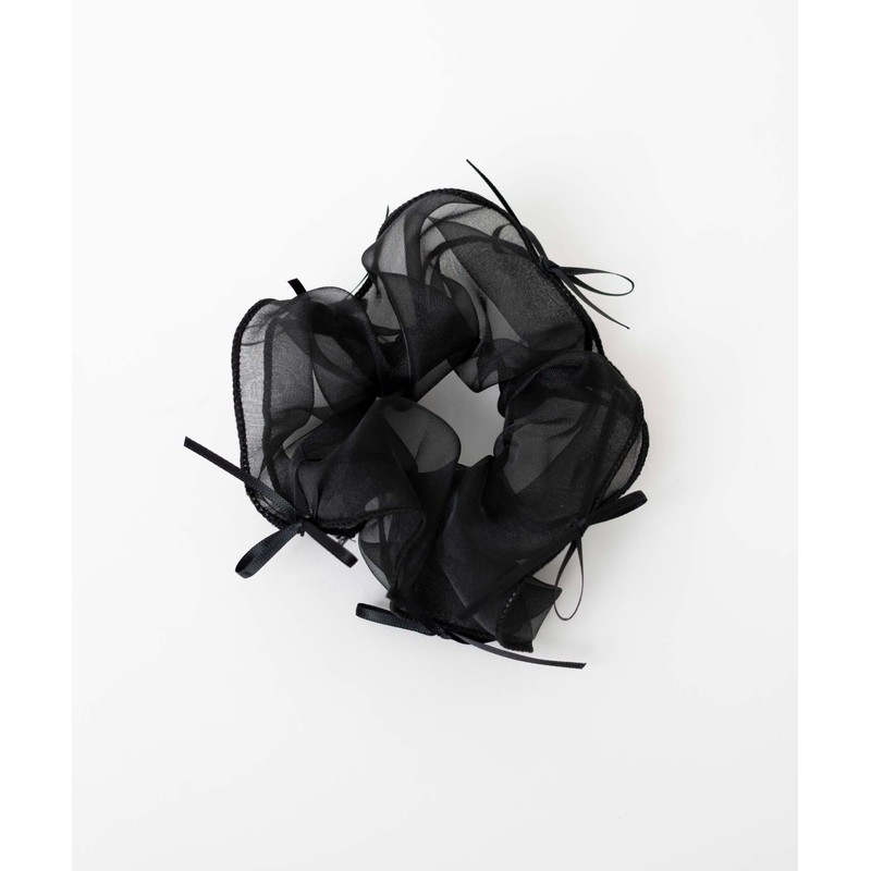 Wigo Large Skelibon Big Scrunchie Women's F, Black, Black