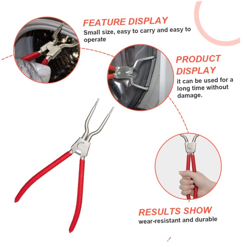 Operitacx Washing Machine Spring Removal Tool Durable Pliers for Inner