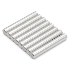 ReplacementScrews Shelf Support Dowel Pins/Pegs Compatible with IKEA Part 101324 (Ivar Bookshelf) - 6x40mm - Plated Steel Pins (Pack of 8)