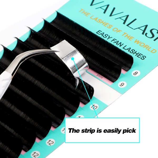VAVALASH Eyelash Extension Supplies C Curl 0.07 Rapid Volume Lash