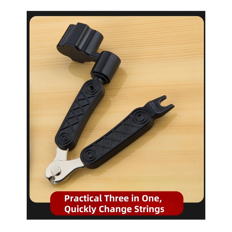 Luvilly 15Pack Acoustic Guitar String Winder Bridge Pins Kit with