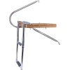 Amarine Made 2 Steps Folding Telescoping Ladder Stainless Steel Out-Board