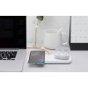 ENTERMAX Dual Wireless Charging Pad 18W White (fast charge)