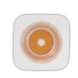 Convatec 125271 SUR-FIT Natura Two-Piece Pre-Cut, Stomahesive Flexible Skin Barrier with tape collar, Tan, 45mm (1 3/4") flange; 25mm (1") stoma opening, 10/BX