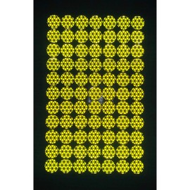 77 Oralite Reflective 3/4" V98 Dots Stickers Reflective Safety Tape Orafol V98 (750+ Candelas) Prismatic Circles