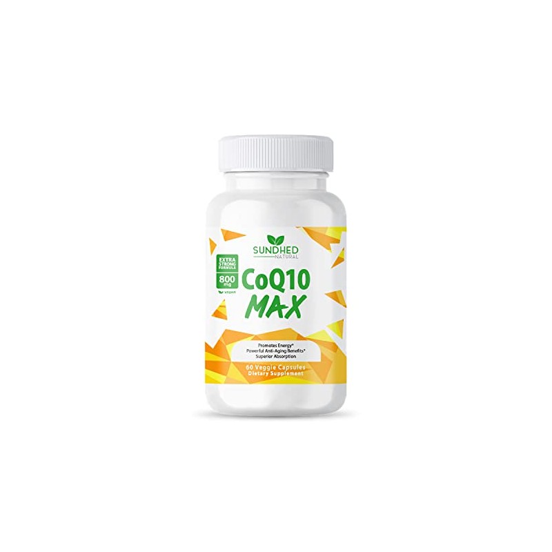 Sundhed Natural CoQ10 Max | 800 mg Antioxidante | Apoyo