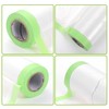 HOPESPANNER Pre-Taped Masking Film Plastic Cover PE Film Natural Fiber