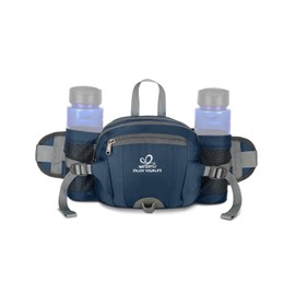 Waterfly Waist Bag w/ Shoulder Strap, Water Bottle Holder, Multifunctional, Lightweight, Large-Capacity, Men's, Women's