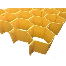 Zoie + Chloe 18-Compartment Honeycomb Drawer Divider Organizer - Underwear Socks Bras Ties Belts Scarves