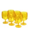 Yalin Set of 6 Unbreakable 12 oz Acrylic Plastic Wine