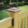 Deckorators 4 in. x 4 in. Victoria Copper Plateau Pressure