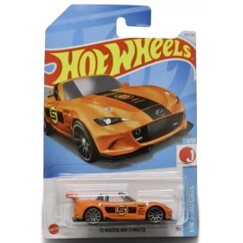 Hot Wheels 1:64 Scale Mazda MX-5 Miata Orange, HW J-Imports 3/10, 15 Car
