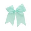 Mint Jumbo Bow Clip with Tails for Women and Girls