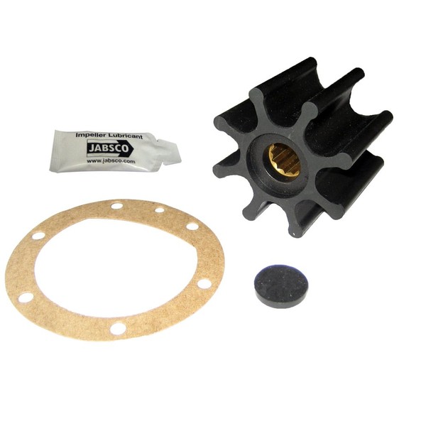 Jabsco Impeller Kit - Nitrile, 8 Blades, 2-9/16" Diameter, Brass