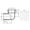 1/2" BSP Thread Pipe Connection Elbow Male x Female Screwed