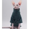 DUOMASUMI Sphynx Cat Clothes Self-Heating Warm Thermal Underwear for Hairless