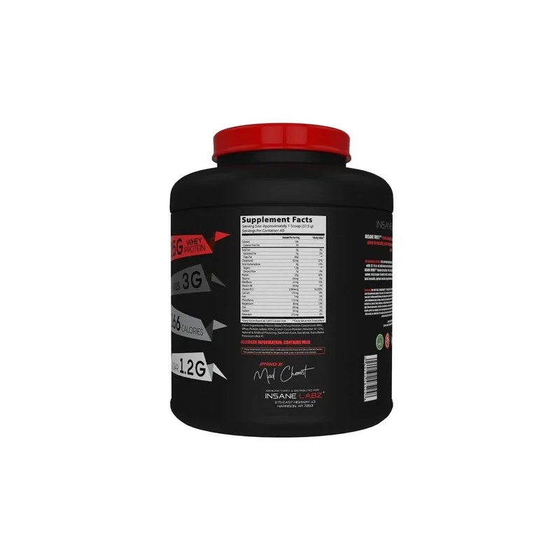Proteina Insane Whey Inane Labz 4.6 Lb Los Sabores