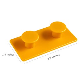 OULIGET Plastic Creative Adhesive Coat Hook,4 Pieces Interesting Hook for Coat, Scarf, Hat, Towel,Key, Bag, Utility Hook for Wall Hanging Decorations,4 Colors.