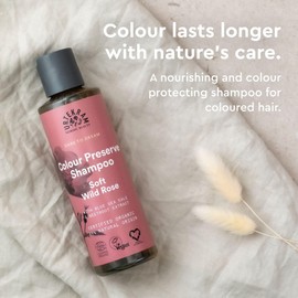 Urtekram Shampoo - Colour Preserve - Wild Rose - 250 ml, Vegan, Organic, Natural Origin