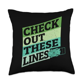 Lawn Mowing Outfit For Lawn Mower Lawn Care Groundkeeper Throw Pillow